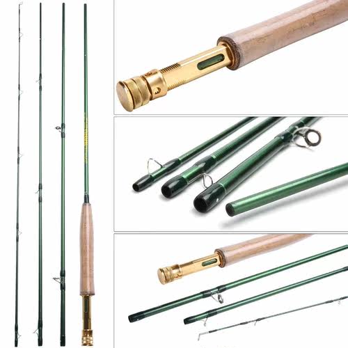 2.73m Portable Fly Fishing Rod and 5/6 Fly Reel Combo Fishin - 图0