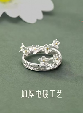 鲜花与铠甲情侣对戒2025新款礼物