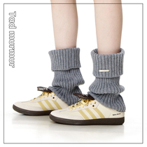 Tad murmur metal Peuga Bilegged y2k Hot girl Grey Pile Socks Socks Jk Knit Socks Girl AUTUMN WINTER