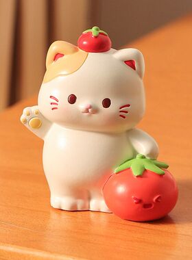 可爱墙壁女生摆件小猫咪创意治愈