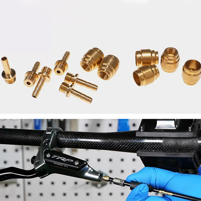 EZmtb刹车油管油针橄榄头铜头零件截管更换油管接头压入螺纹一体,淘宝优惠券,粉丝福利购,淘宝优惠卷