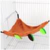 Small pet plush toy hamster leaf hammock ropeway drill tube swing five-piece set flower branch squirrel warm cotton hanging nest