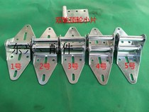 Electric flap roller shutter garage door hinge hinge edge bracket fold-out single double-track top wheel upper bracket lower bottom bracket