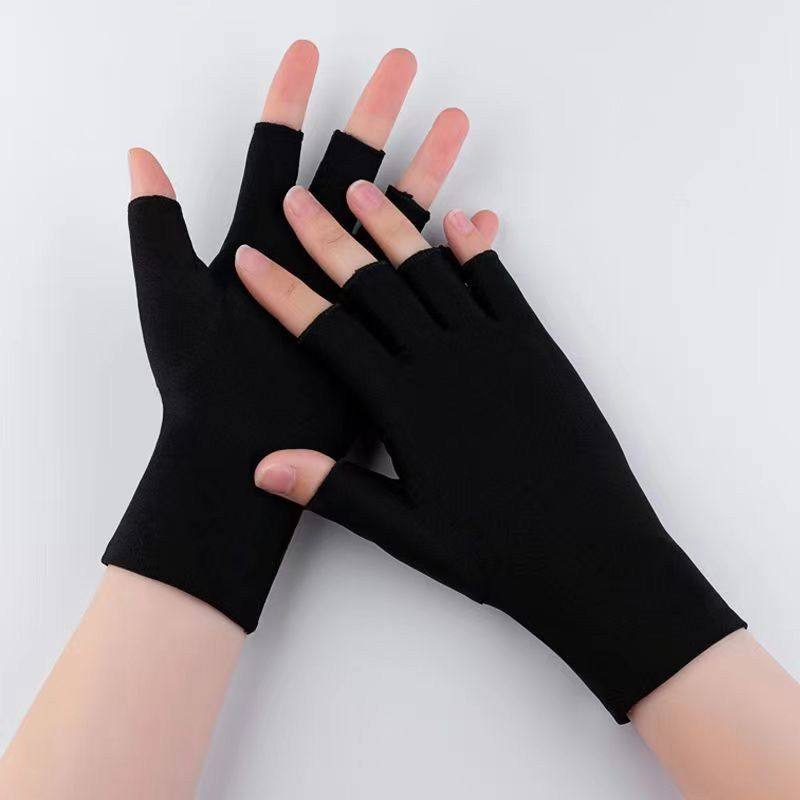 紫外线美甲店工具触屏工作维修干活防晒美甲手套露五指防黑防晒防,淘宝优惠券,粉丝福利购,淘宝优惠卷