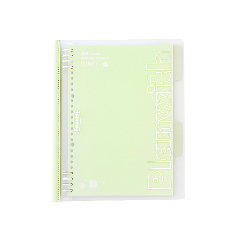 Planwith活页本B5不硌手可拆卸2025年新款软面横线作业本学生用笔记本本子简约高颜值ins风手账本学习用品 - 图3