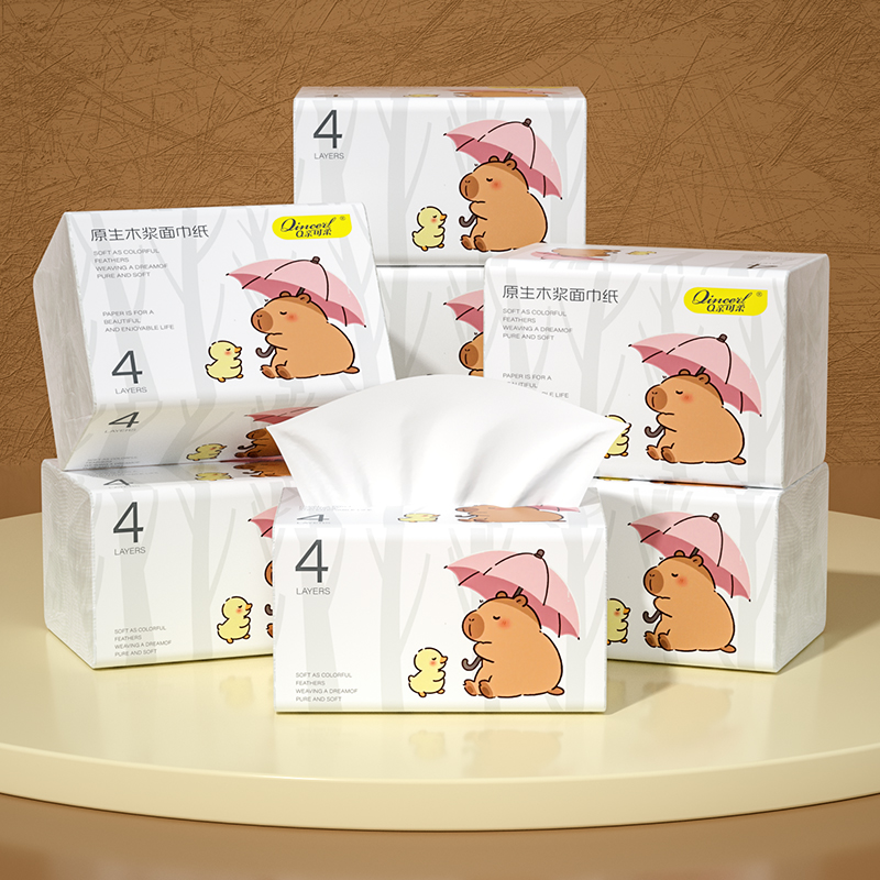大包抽纸家用纸巾擦手纸抽实惠装整箱批可湿水面巾纸餐巾纸厕纸 - 图3