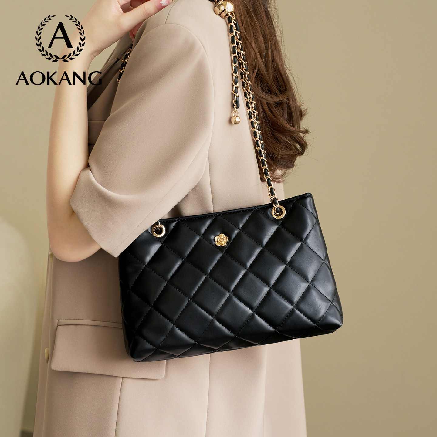 【奥康】新款复古轻奢单肩包斜挎包百搭托特包生日礼物送人C3 【奥康】新款复古轻奢单肩包斜挎包百搭托特包生日礼物送人C3