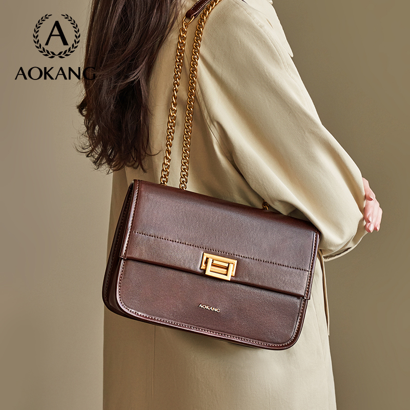 奥康2024新款大容量女包高级感单肩包时尚包包斜挎包托特包C3