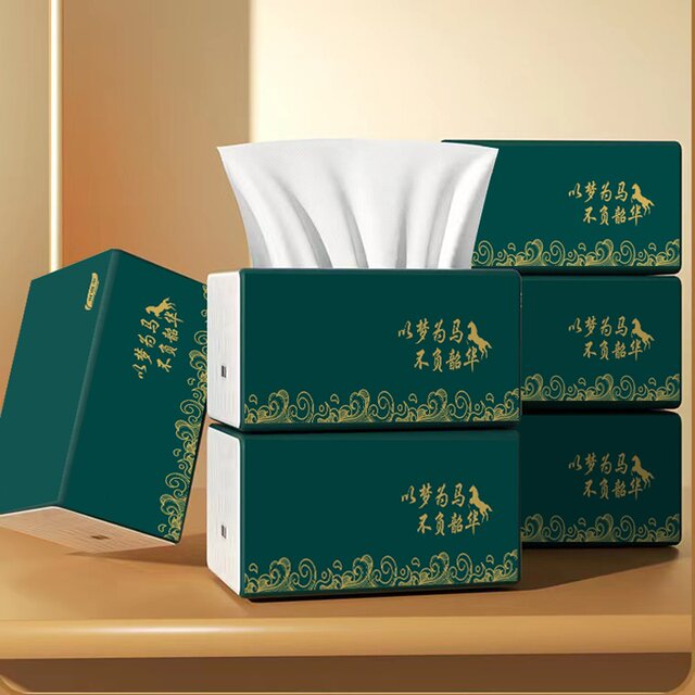 Wei Zong's home affordable hand towel tissue toilet tissue whole box of facial tissue baby paper skin-friendly