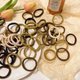 Internet celebrity hair band, simple high-elasticity seamless rubber band, women's hair tie, ponytail, durable hair rope