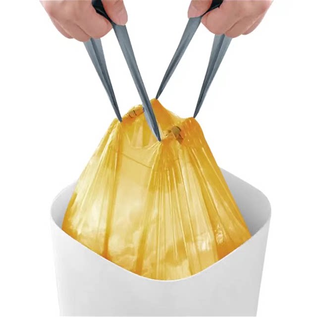 FF drawstring garbage bag household bed thickened automatic closing plastic bag student dormitory portable garbage bag