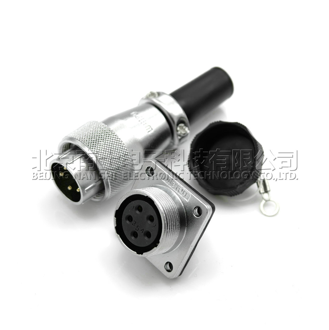 威浦WEIPU航空插头WS20插座2芯3芯4-5-6-7-8-9-12-15芯TQ/Z连接器 - 图3