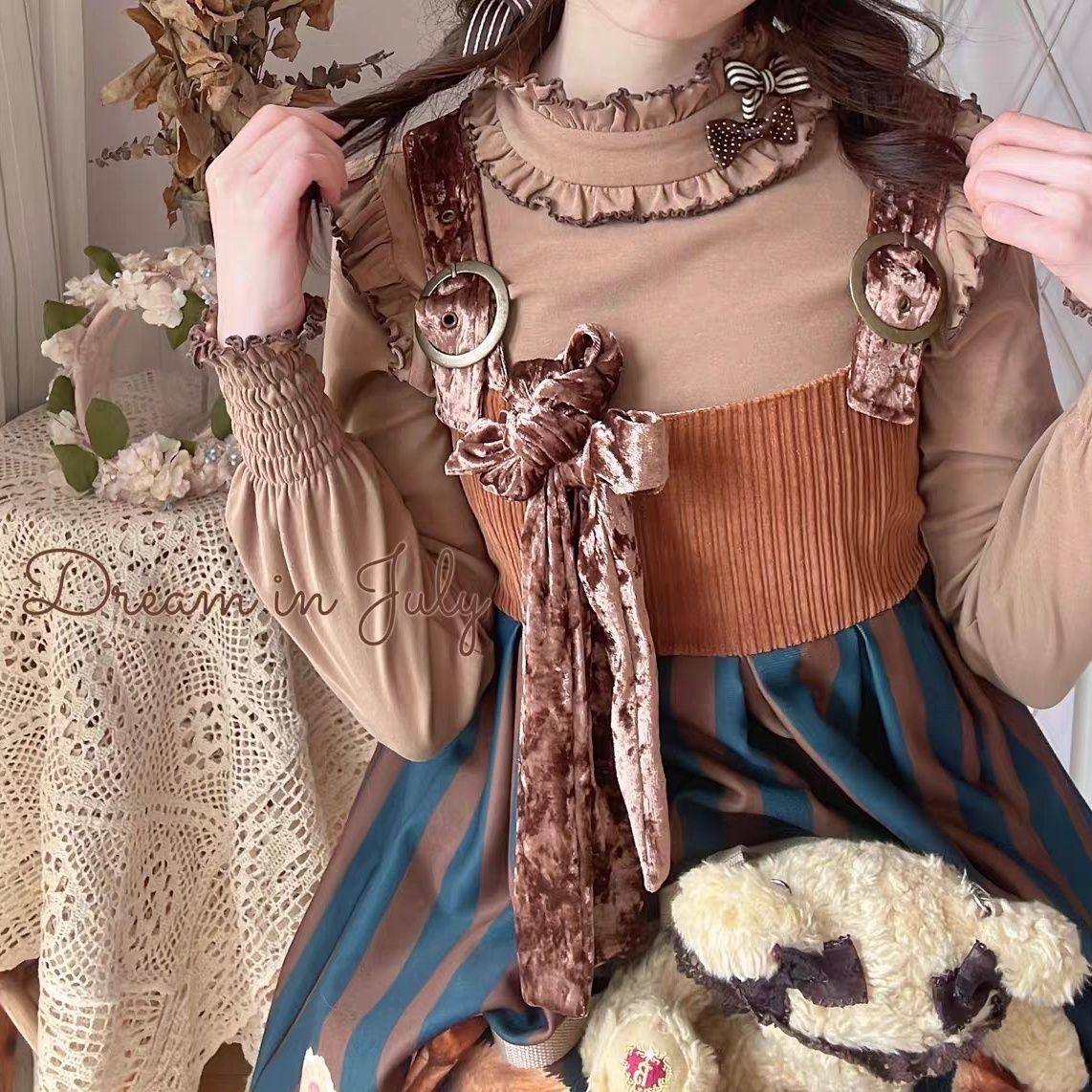 lolita打底衫高领长袖洛丽塔上衣小飞袖针织打底衫提拉米苏内搭新,淘宝优惠券,粉丝福利购,淘宝优惠卷