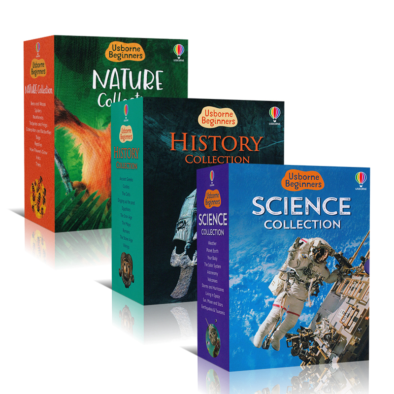 尤斯伯恩初学者系列 Usborne Beginners History/Nature 初探科学历史自然 10册礼盒套装 英文原版 儿童英语启蒙绘本 少儿科普读物 - 图3