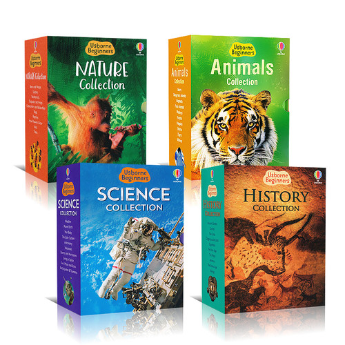尤斯伯恩初学者系列 Usborne Beginners History/Nature 初探科学历史自然动物10册礼盒套装英文原版儿童英语启蒙绘本少儿科普读物 - 图3