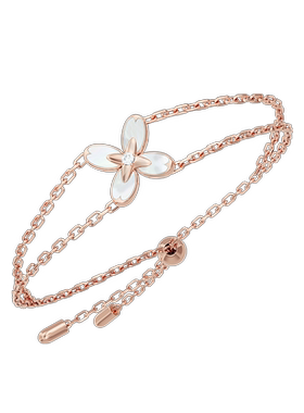 诺麟NOLYN桂花系列桂语传情手链手饰甜美原创白贝母送礼可调节款