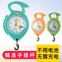Spring scales Mini weighing handheld electronic scale portable 10kg high-precision home hanger delivery Buy food says a small scale