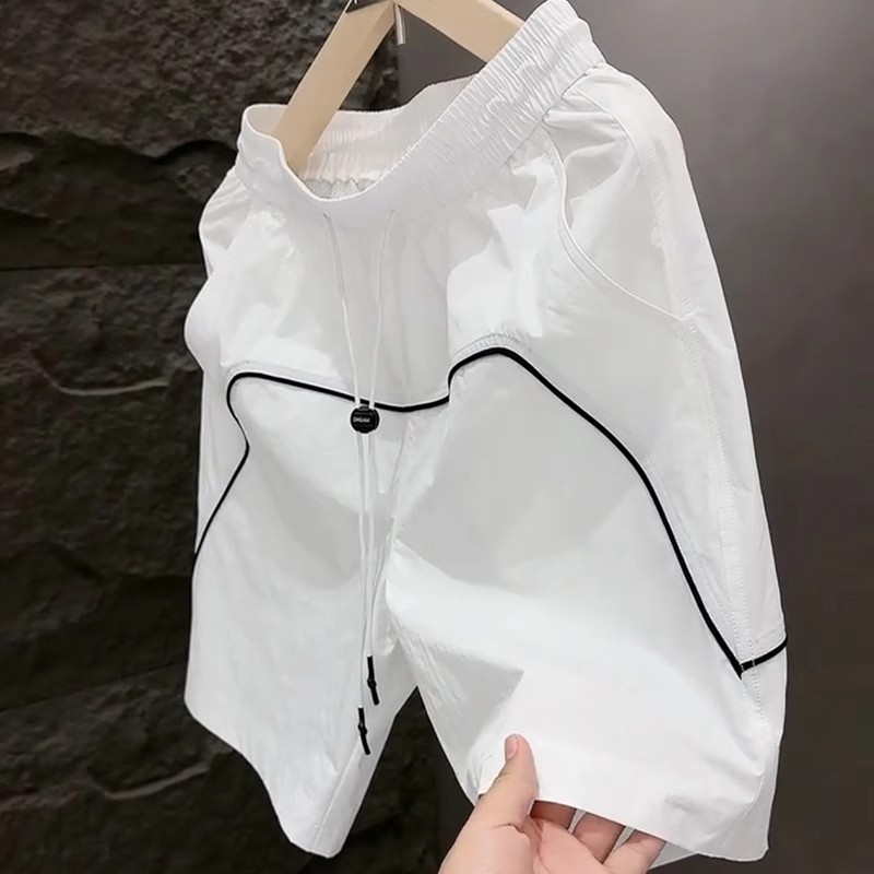 短裤男士2026新款夏季外穿高级感薄款速干沙滩裤子休闲五分裤男潮,淘宝优惠券,粉丝福利购,淘宝优惠卷