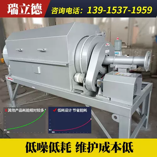 Поворот барабан микрофильтрой, забивая размножение промышленного микрофиллера.