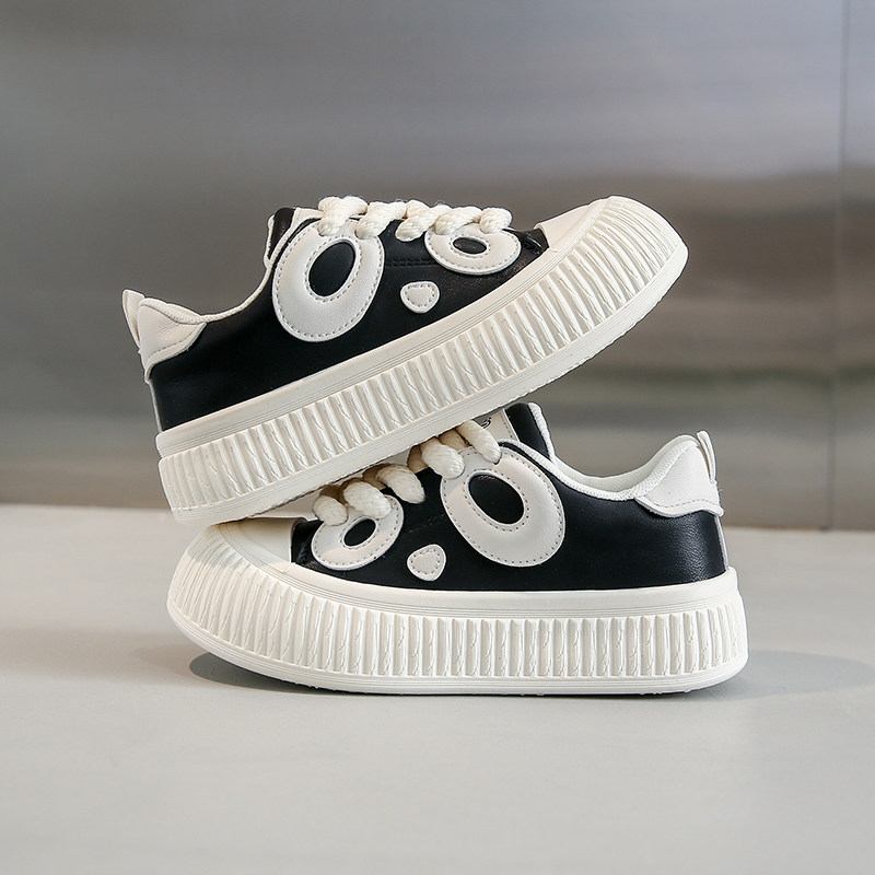 313233小码女鞋秋爆款丑萌饼干面包鞋34码熊猫鞋奶呼呼大头小白鞋,淘宝优惠券,粉丝福利购,淘宝优惠卷