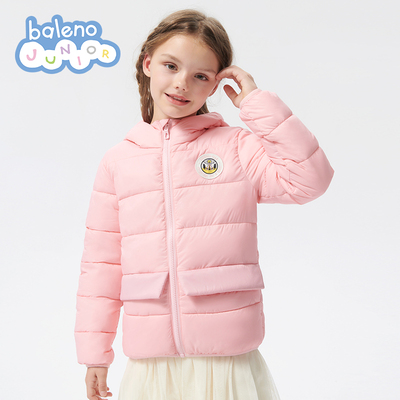 班尼路中大童防风夹克外套保暖羽绒服男童小童运动外套潮流女童Z