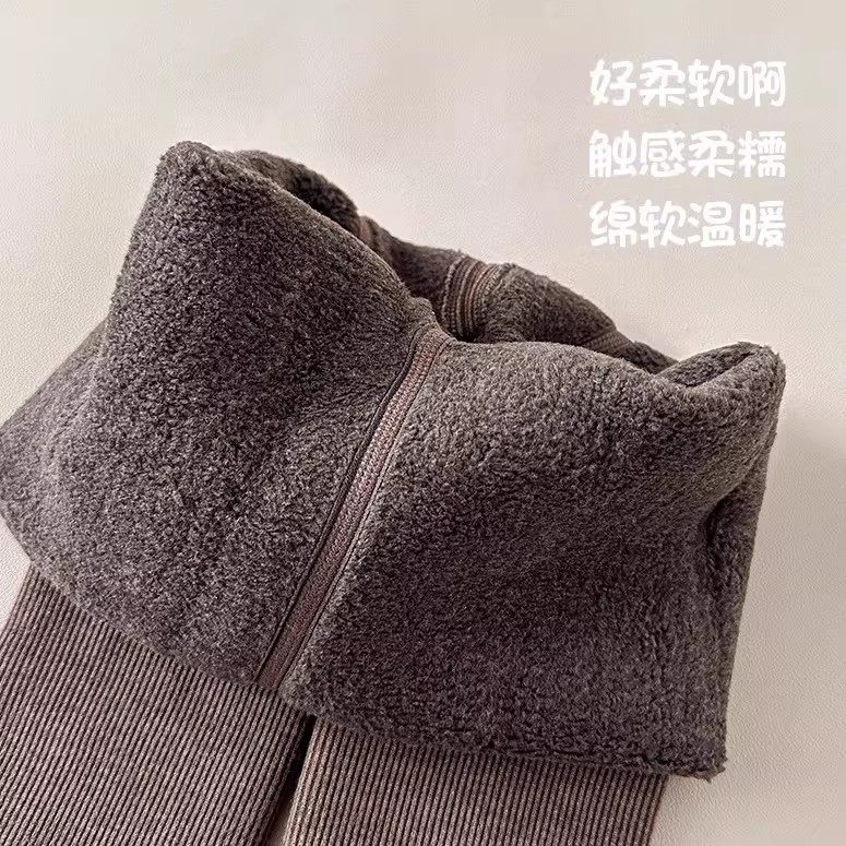 女童打底裤秋冬加绒加厚九分连裤袜儿童外穿纯色保暖不掉档连体袜,淘宝优惠券,粉丝福利购,淘宝优惠卷