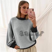 2022 Autumn Winter Amazon New Womens Foreign Trade Knitwear