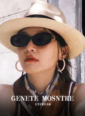 金靖同款墨镜女适合方圆脸海边潮