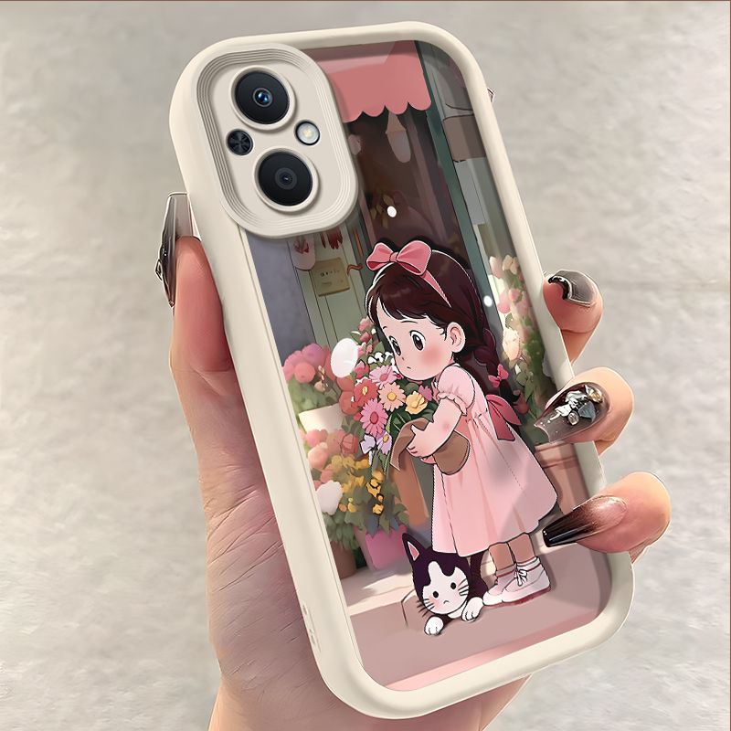 oppoA96手机壳pfum10新款a96硅胶软套oppo5G镜头全包PFUM10防摔opp0pp0ppoA可爱opa潮女opρoa卡通965G个性 - 图1