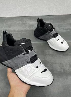 Men's shoes 2021 autumn gaobang leather bag bottom s