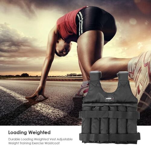 Running Loading Weighted Vest Jacket Load Weight Vest Exerci - 图0