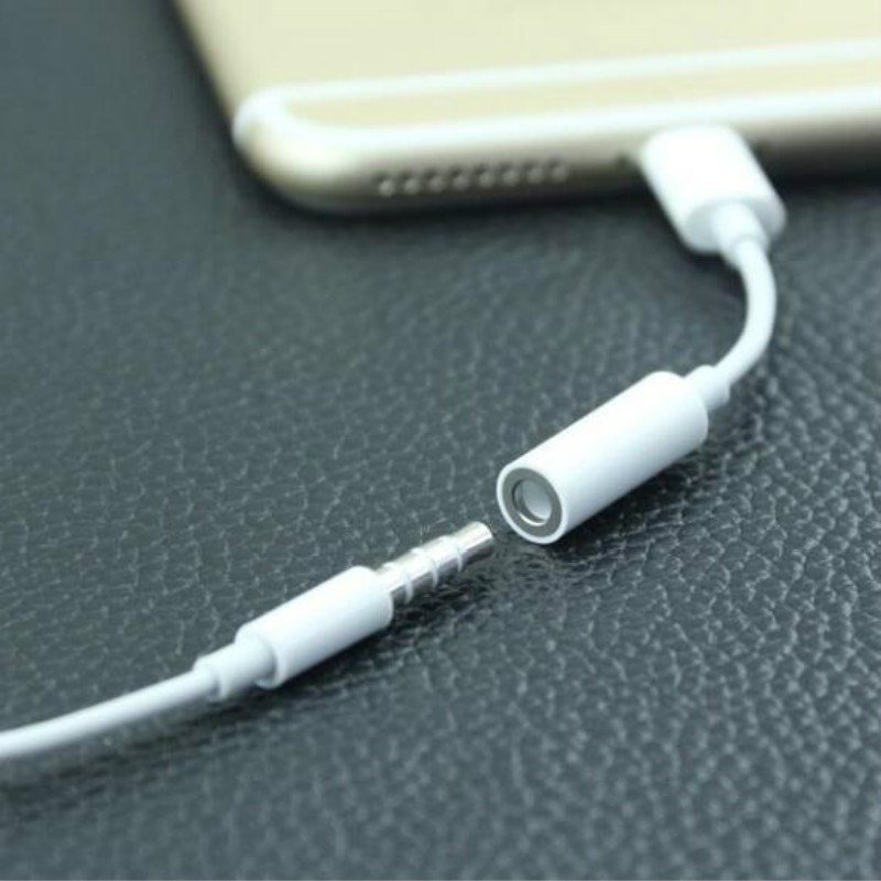 For iphone Lightning to 3.5 mm Headphone Jack Adapter Compa - 图0