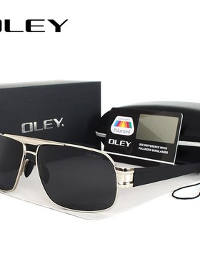 OLEY Polarized Men's Sunglasses Brand Designer UV400 Pro