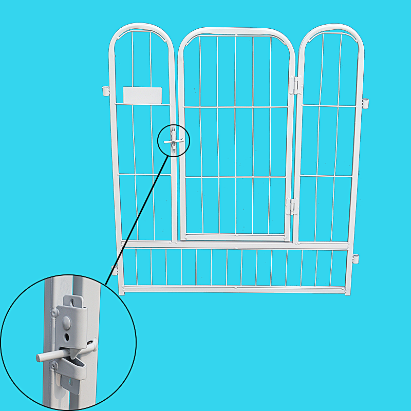 狗围栏栅栏单片室内带门单片自由拼接栅栏插杆围栏狗狗笼子门口