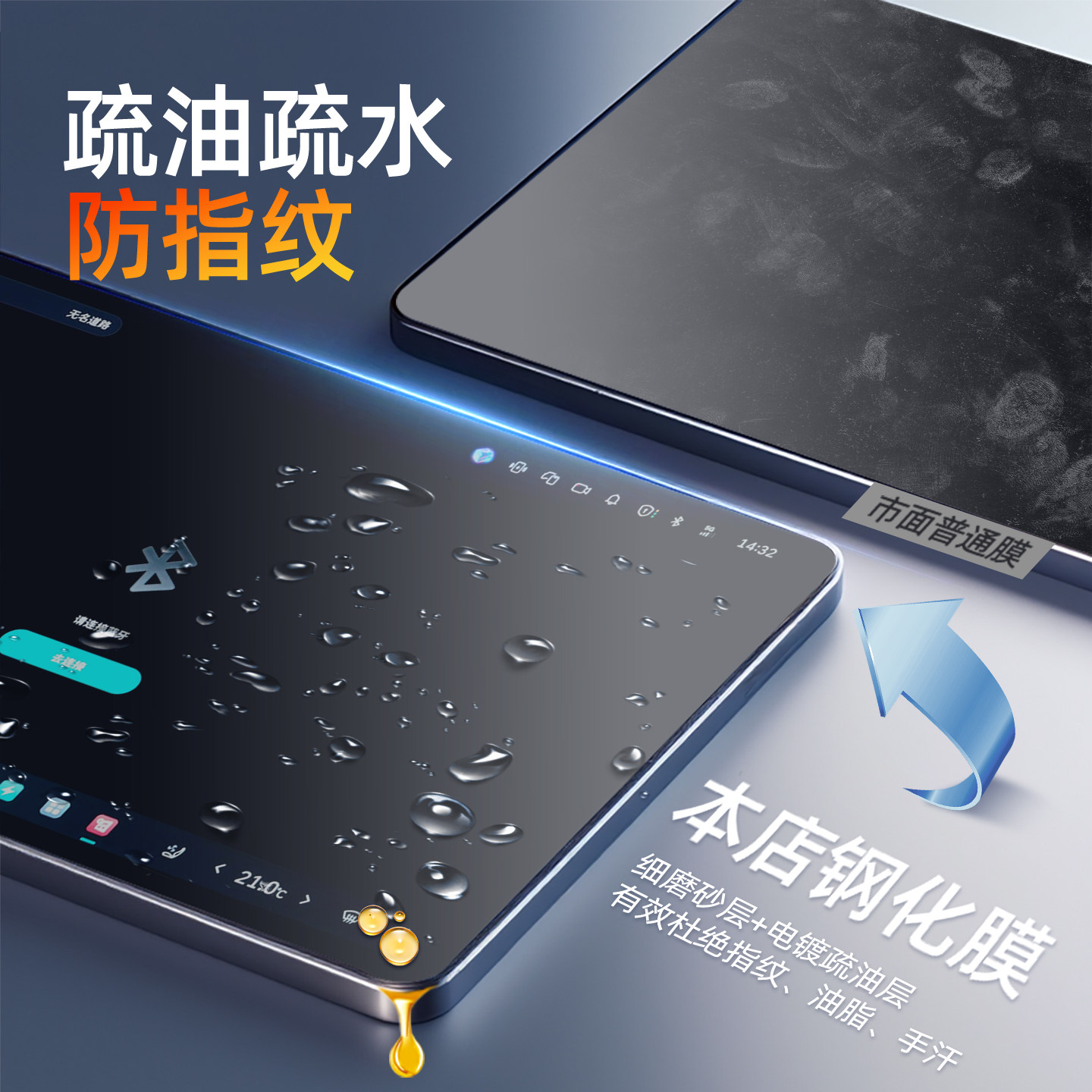 25款长城魏牌高山8屏幕钢化膜7导航中控贴膜9魏派汽车用品改装件