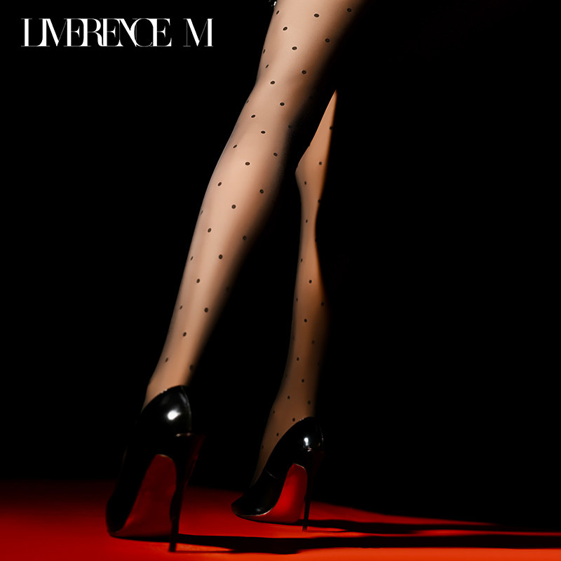 涞觅「黑巧吐司波点」秋冬黑丝光腿神器女黑透肉性感打底连裤丝袜,淘宝优惠券,粉丝福利购,淘宝优惠卷