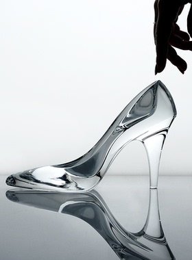 捷克进口水晶玻璃水晶鞋情人节