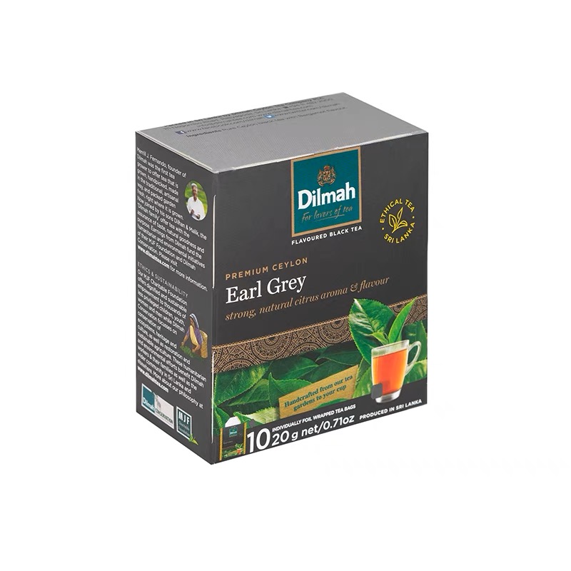 Dilmah迪尔玛伯爵锡兰红茶茶包柠檬蜜桃果茶绿茶10包斯里兰卡进口