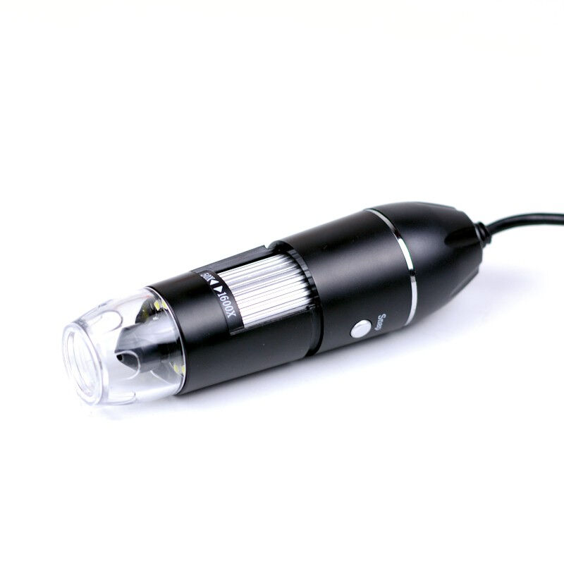 JIAGE高清电子数码显微镜USB电脑手机三合一放大镜高倍带灯可调焦
