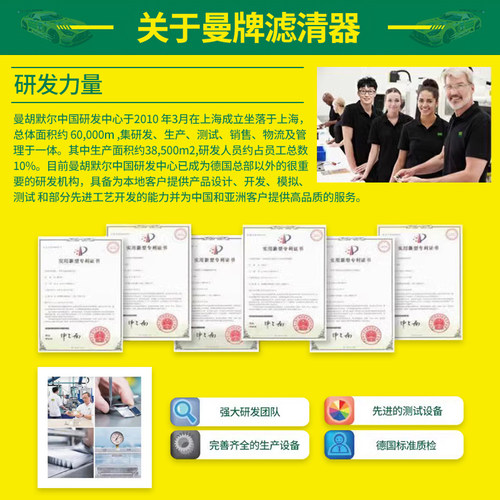适配长城WEY魏派VV7 P8哈弗H7 H7L 2.0T空滤空气滤芯格曼牌C32025 - 图2