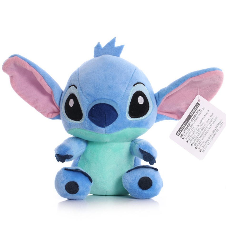 20cm  Anime Stitch Plush Stuffed Kawaii Toys TV Same Paragra - 图0