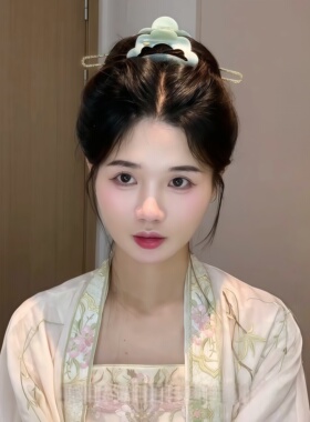 宋冠抓夹高级感花瓣鲨鱼夹