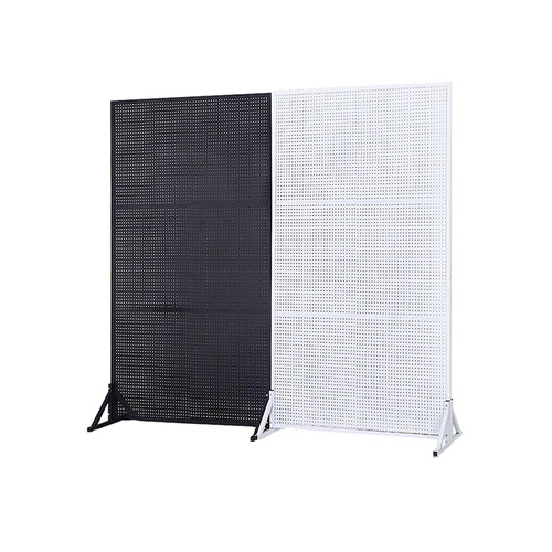 落地式洞洞板置物架手机配件饰品收纳五金工具挂板超市立式展示架 - 图3