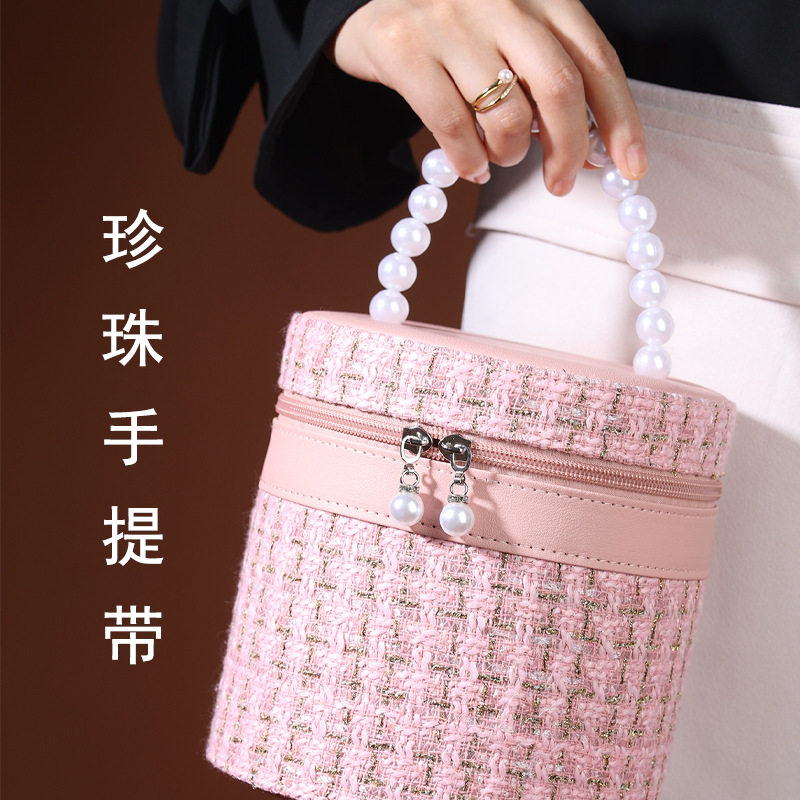 网红化妆箱大容量化妆品收纳盒手提便携柿伴手礼家用小香风化妆包,淘宝优惠券,粉丝福利购,淘宝优惠卷