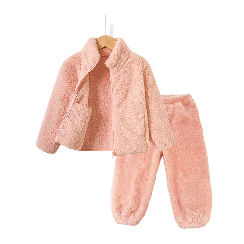 亲子装男女宝宝家居服套装秋冬打底儿童睡衣舒棉绒暖暖裤套装冬季,淘宝优惠券,粉丝福利购,淘宝优惠卷