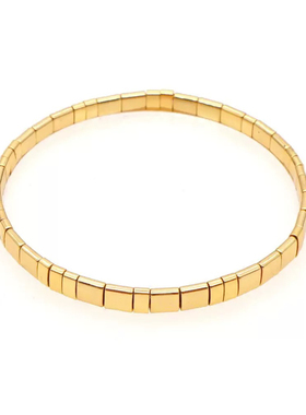 MLGM个性欧美波西米亚风春夏多巴胺小众tila珠手链弹力线串珠手串