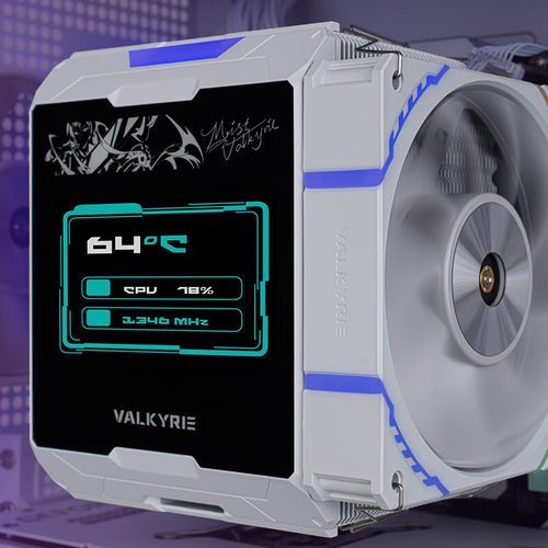 VK瓦尔基里DX140/AQ/EL/DL/AL125IPS屏ARGB台式塔式风冷cpu散热器 - 图1
