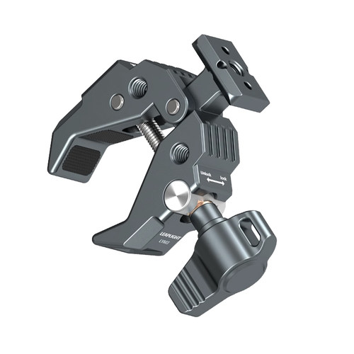 金属大力钳魔术臂手机拓展配件三脚架直播补光灯gopro多功能U型豌豆夹固定蟹钳怪手支架万向云台摄影单反相机 - 图1