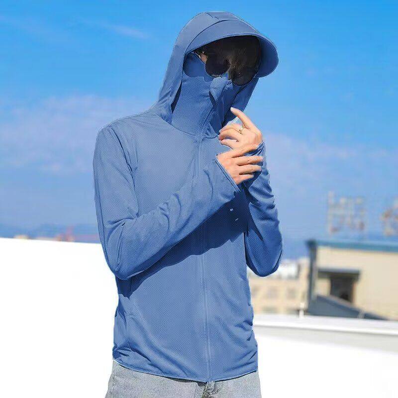 俞兆林防晒衣男款2026夏季新款透气网眼薄款防晒服户外钓鱼外套