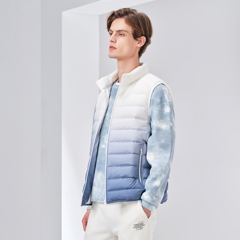 Tambor lightweight down vest men's short casual style